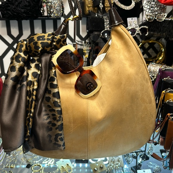 Suede oversize shoulder, Handbag - Picture 1 of 14